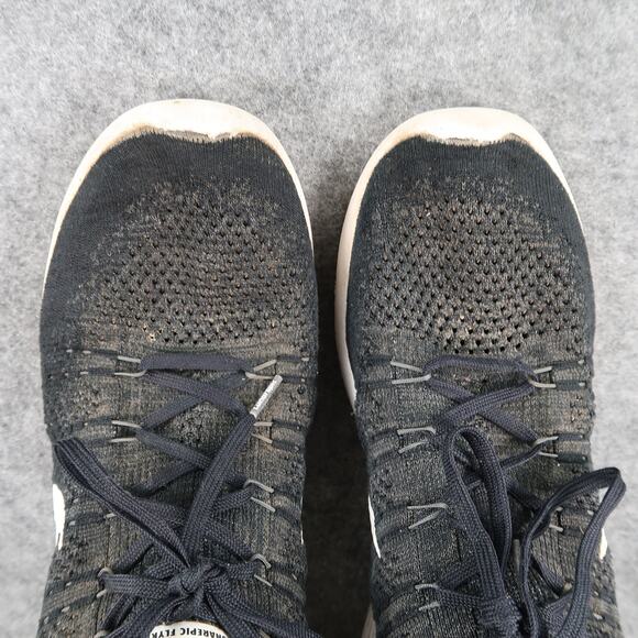 Nike Shoes Mens 7 Lunarepic Flyknit 2 Athletic Trainer Running Sneaker Black - Picture 8 of 12